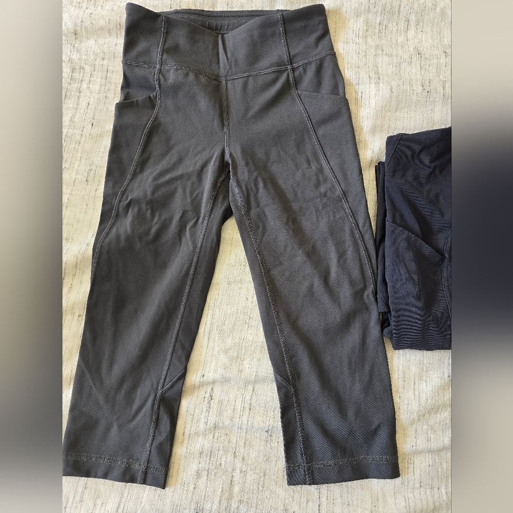 Lululemon Capri Leggings Gray 6